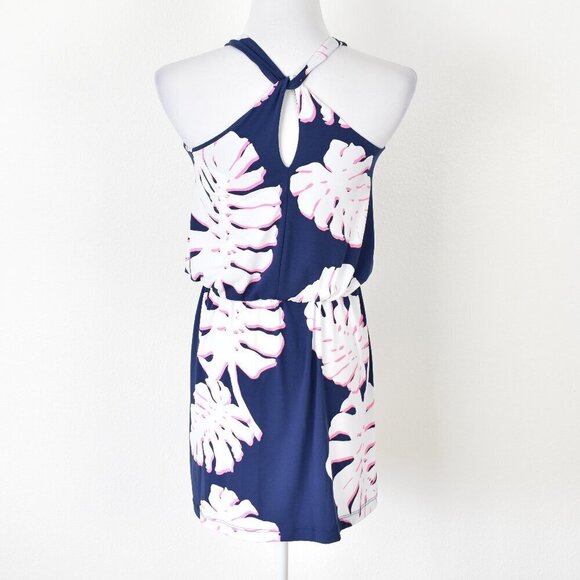 Tori Richard Fia Halter Palm Printed Dress - XS - Picture 5 of 8